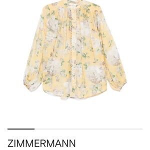 NWT - Zimmermann Acacia Scallop Shirt - Size 0